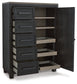 Foyland King Panel Storage Bed with Mirrored Dresser and Chest Rent Wise Rent To Own Jacksonville, Florida