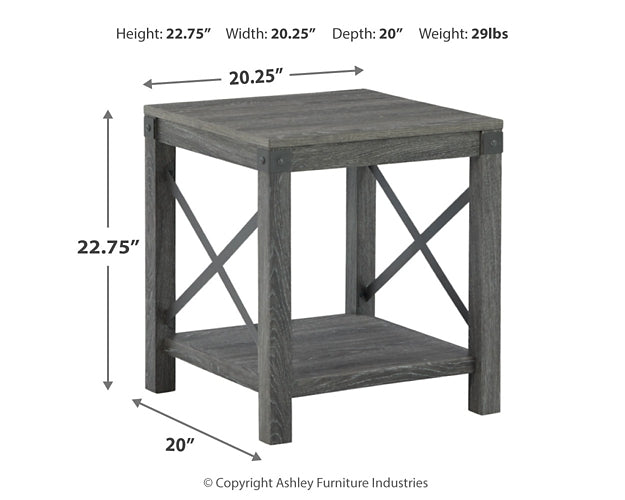 Freedan Square End Table Rent Wise Rent To Own Jacksonville, Florida