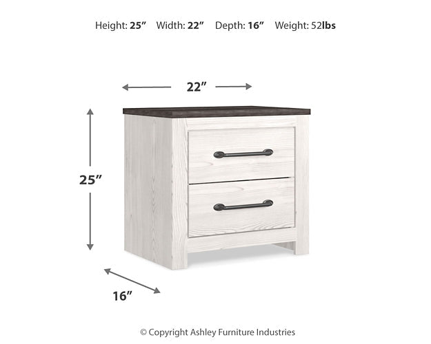 Gerridan Queen Panel Bed with Mirrored Dresser and Nightstand Rent Wise Rent To Own Jacksonville, Florida