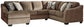 Graftin 3-Piece Sectional with Chaise Rent Wise Rent To Own Jacksonville, Florida