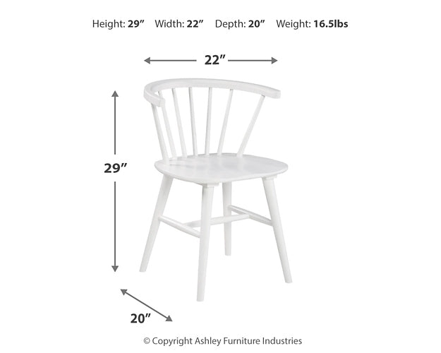 Grannen Dining Room Side Chair (2/CN) Rent Wise Rent To Own Jacksonville, Florida