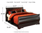 Huey Vineyard Queen Sleigh Bed with Mirrored Dresser Rent Wise Rent To Own Jacksonville, Florida