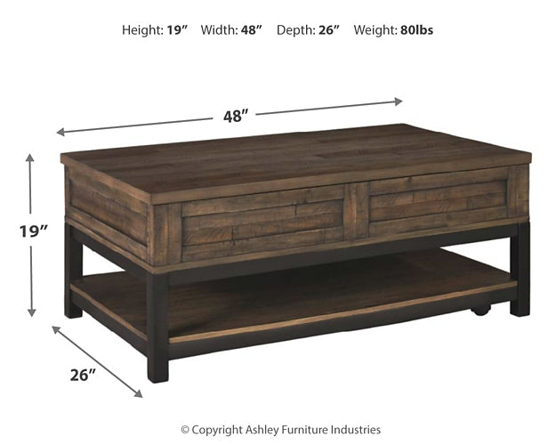 Johurst LIFT TOP COCKTAIL TABLE Rent Wise Rent To Own Jacksonville, Florida