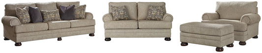 Kananwood Sofa, Loveseat, Chair and Ottoman Rent Wise Rent To Own Jacksonville, Florida