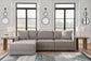 Katany 3-Piece Sectional with Ottoman Rent Wise Rent To Own Jacksonville, Florida