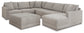 Katany 6-Piece Sectional with Ottoman Rent Wise Rent To Own Jacksonville, Florida