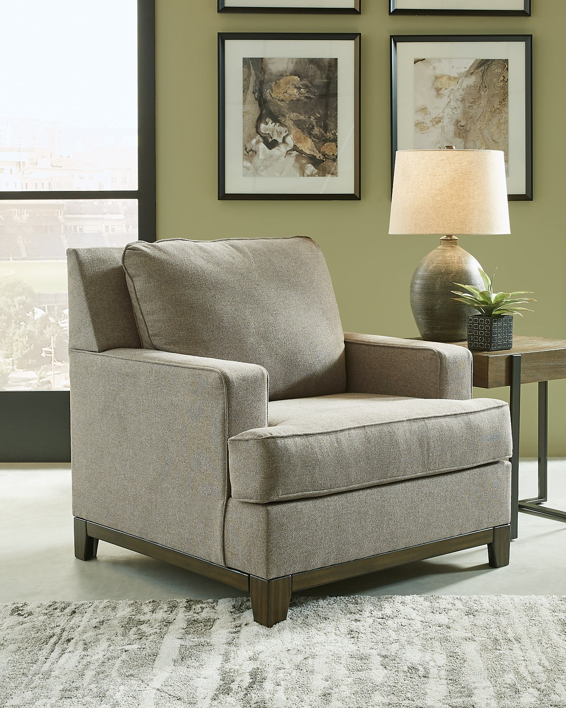 Kaywood Sofa, Loveseat, Chair and Ottoman Rent Wise Rent To Own Jacksonville, Florida