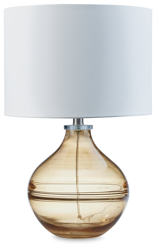 Lemmitt Glass Table Lamp (1/CN) Rent Wise Rent To Own Jacksonville, Florida