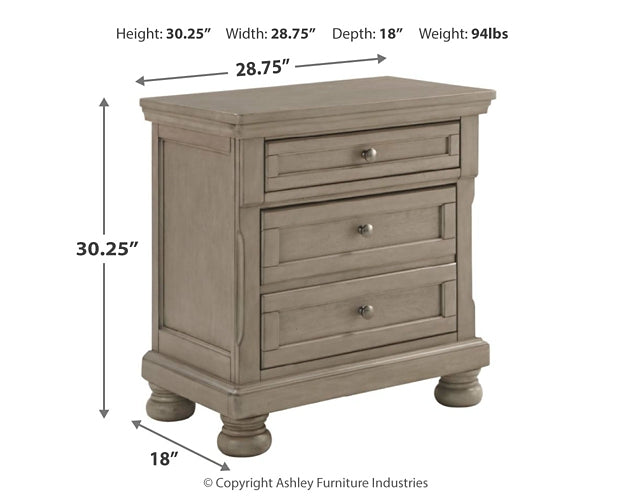 Lettner California King Panel Bed with Mirrored Dresser, Chest and 2 Nightstands Rent Wise Rent To Own Jacksonville, Florida