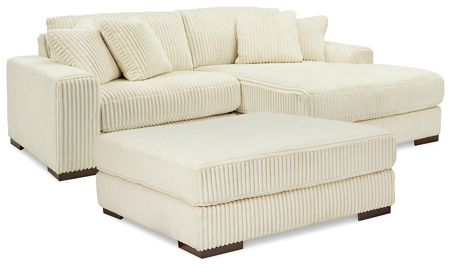 Lindyn 2-Piece Sectional with Ottoman Rent Wise Rent To Own Jacksonville, Florida