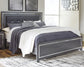 Lodanna King Panel Bed with Mirrored Dresser and Nightstand Rent Wise Rent To Own Jacksonville, Florida