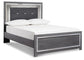 Lodanna Queen Panel Bed with Mirrored Dresser, Chest and 2 Nightstands Rent Wise Rent To Own Jacksonville, Florida