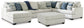 Lowder 4-Piece Sectional with Ottoman Rent Wise Rent To Own Jacksonville, Florida