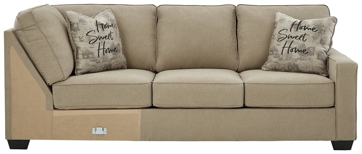 Lucina 3-Piece Sectional with Ottoman Rent Wise Rent To Own Jacksonville, Florida