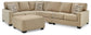 Lucina 3-Piece Sectional with Ottoman Rent Wise Rent To Own Jacksonville, Florida