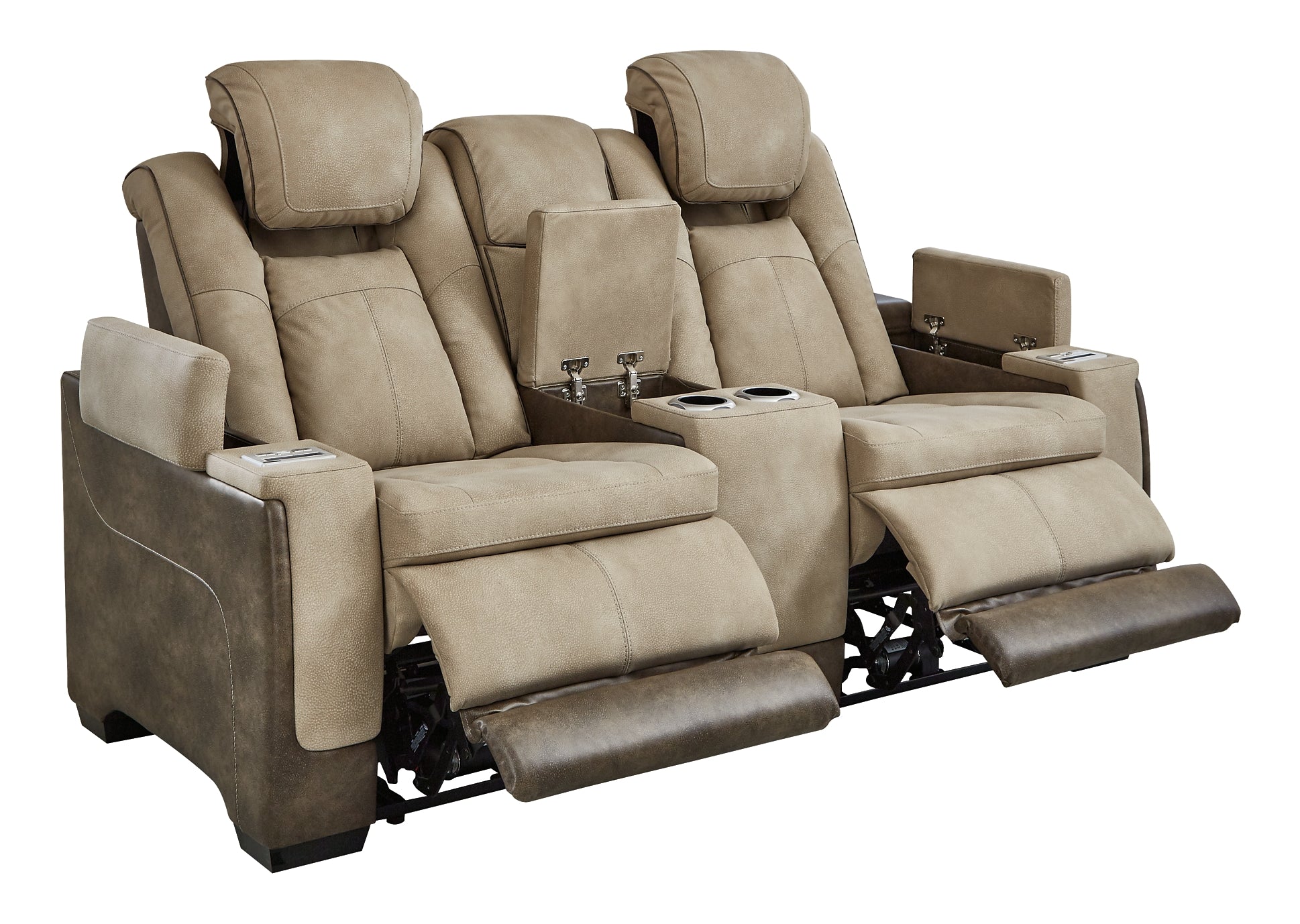 Next-Gen DuraPella PWR REC Loveseat/CON/ADJ HDRST Rent Wise Rent To Own Jacksonville, Florida