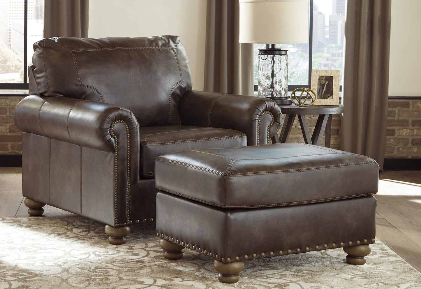 Nicorvo Sofa, Loveseat, Chair and Ottoman Rent Wise Rent To Own Jacksonville, Florida