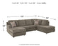 O'Phannon 2-Piece Sectional with Ottoman Rent Wise Rent To Own Jacksonville, Florida