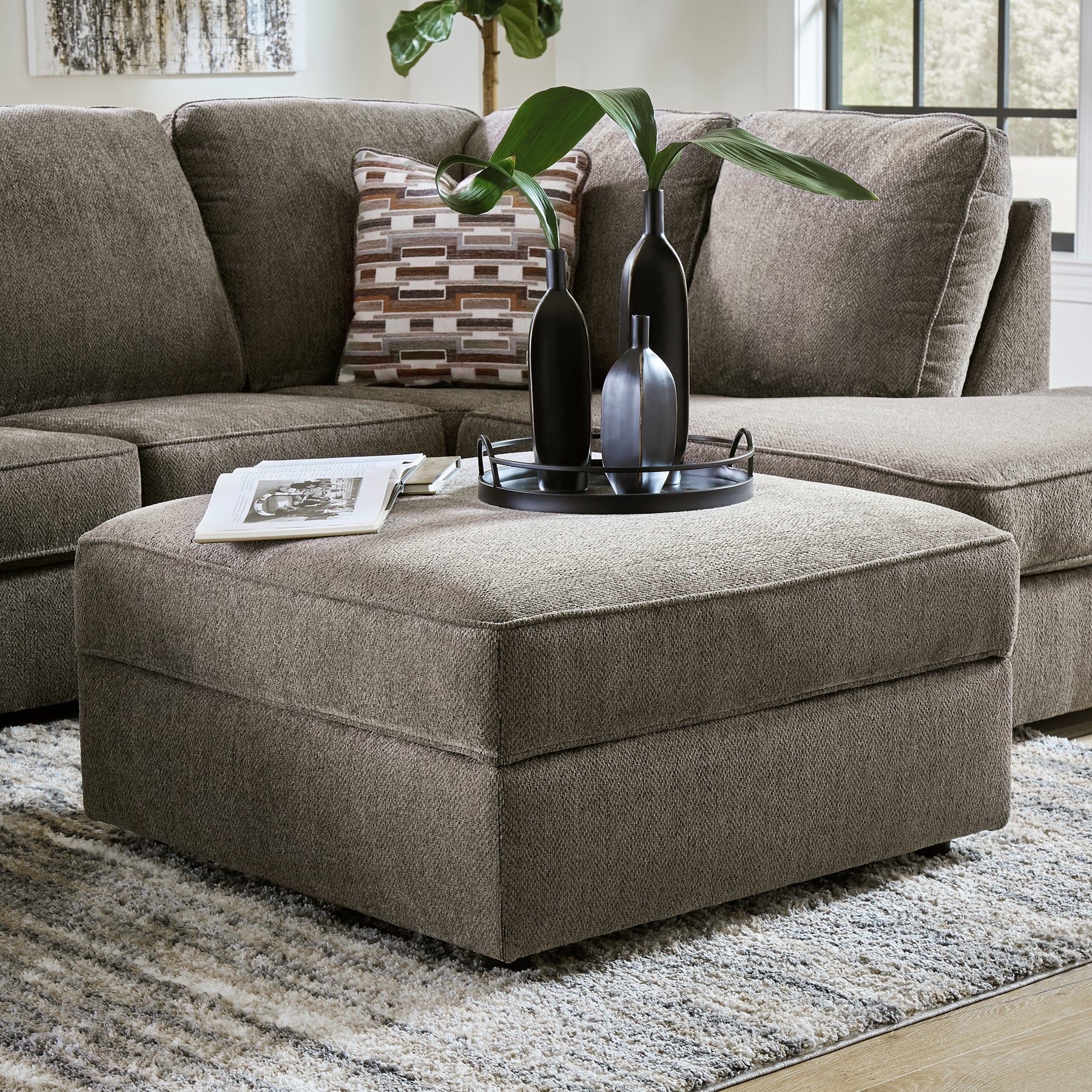 O'Phannon 2-Piece Sectional with Ottoman Rent Wise Rent To Own Jacksonville, Florida