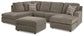 O'Phannon 2-Piece Sectional with Ottoman Rent Wise Rent To Own Jacksonville, Florida