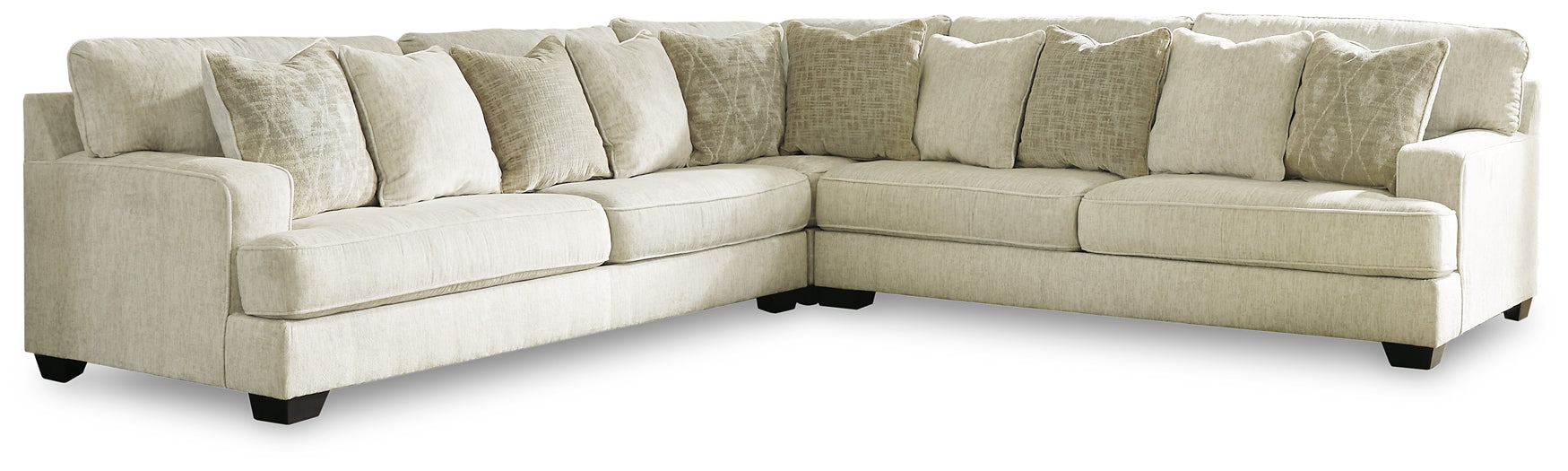 Rawcliffe 3-Piece Sectional with Ottoman Rent Wise Rent To Own Jacksonville, Florida