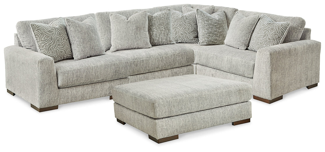 Regent Park 4-Piece Sectional with Ottoman Rent Wise Rent To Own Jacksonville, Florida