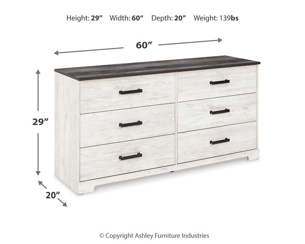 Shawburn Six Drawer Dresser Rent Wise Rent To Own Jacksonville, Florida