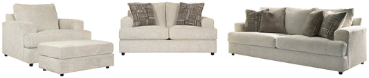 Soletren Sofa, Loveseat, Chair and Ottoman Rent Wise Rent To Own Jacksonville, Florida