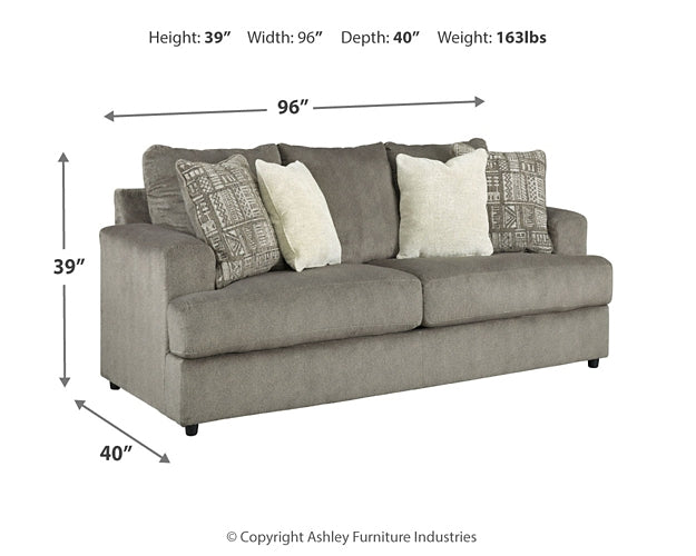 Soletren Sofa, Loveseat, Chair and Ottoman Rent Wise Rent To Own Jacksonville, Florida