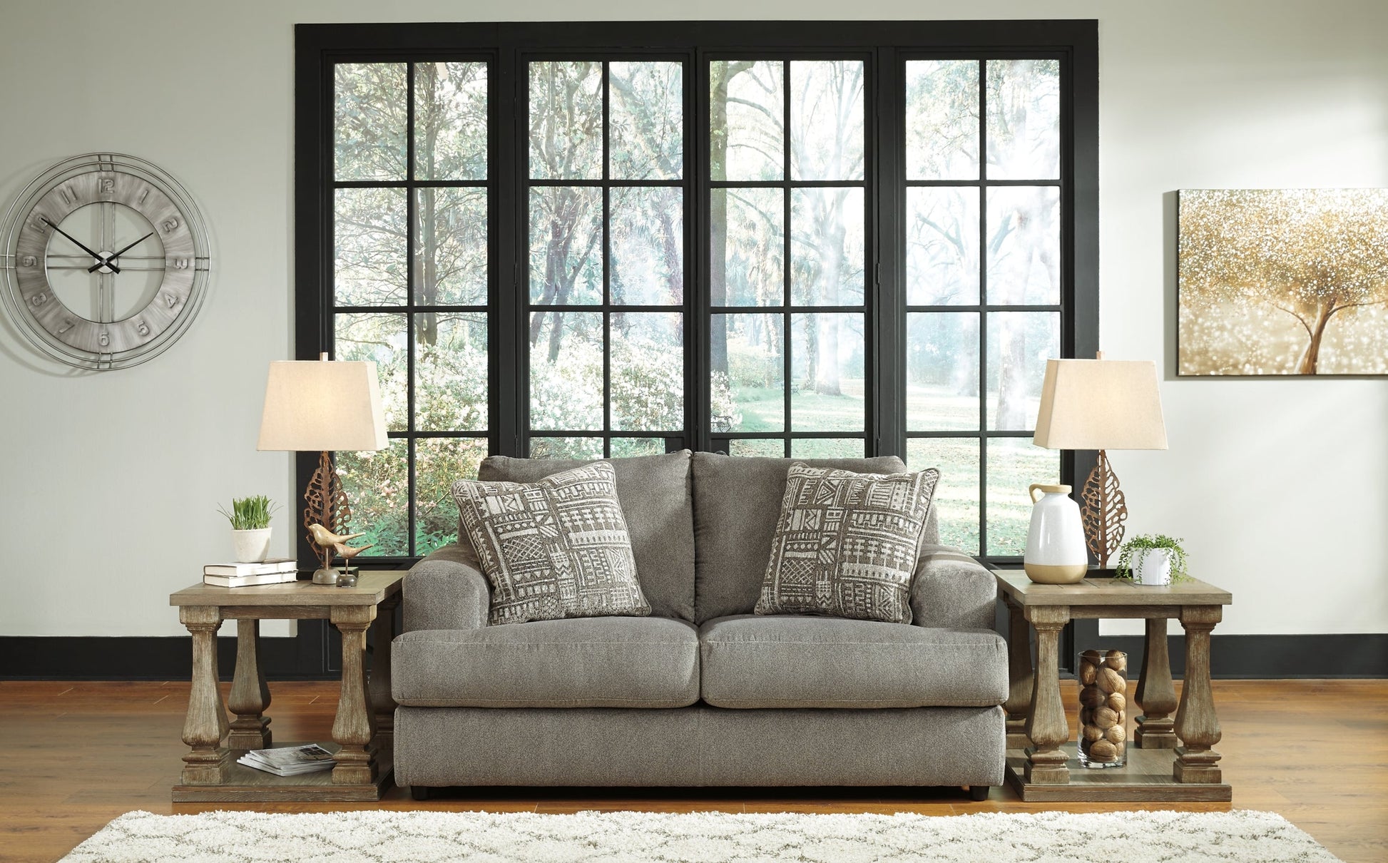 Soletren Sofa, Loveseat, Chair and Ottoman Rent Wise Rent To Own Jacksonville, Florida