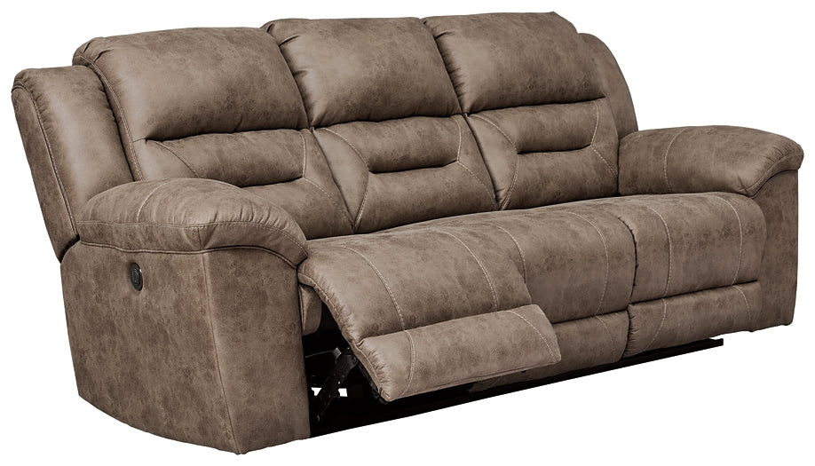 Stoneland Sofa, Loveseat and Recliner Rent Wise Rent To Own Jacksonville, Florida