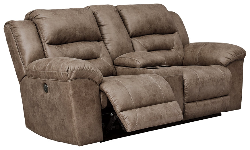 Stoneland Sofa, Loveseat and Recliner Rent Wise Rent To Own Jacksonville, Florida