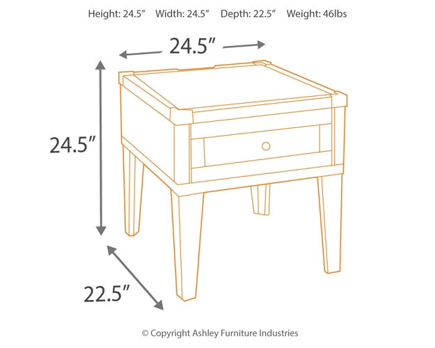 Todoe Coffee Table with 1 End Table Rent Wise Rent To Own Jacksonville, Florida