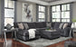 Tracling 3-Piece Sectional with Ottoman Rent Wise Rent To Own Jacksonville, Florida