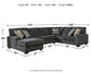 Tracling 3-Piece Sectional with Ottoman Rent Wise Rent To Own Jacksonville, Florida