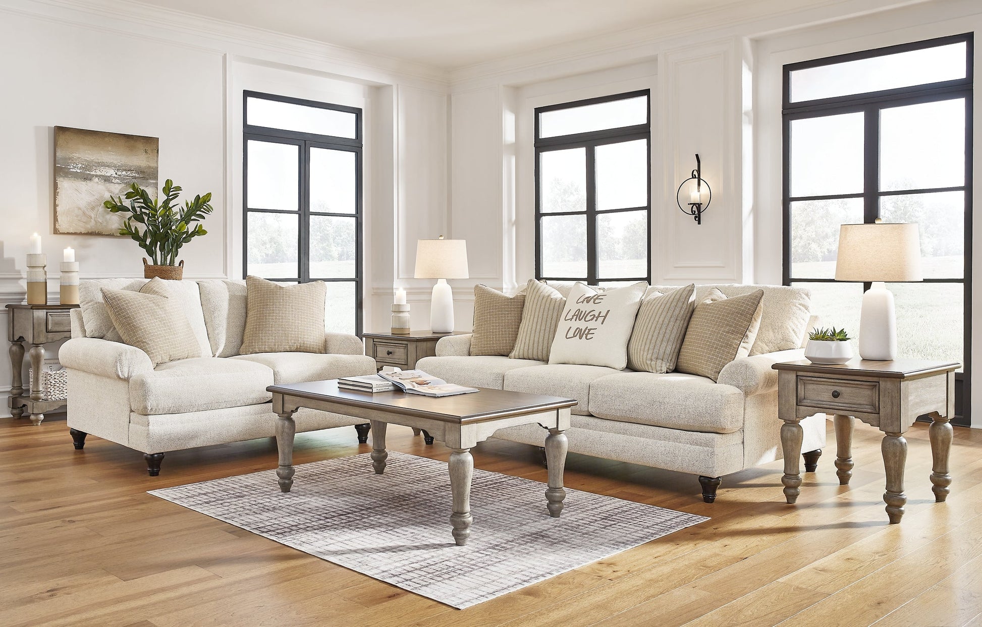 Valerani Sofa and Loveseat Rent Wise Rent To Own Jacksonville, Florida