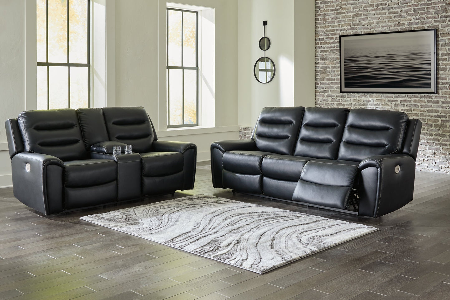 Warlin Sofa, Loveseat and Recliner Rent Wise Rent To Own Jacksonville, Florida