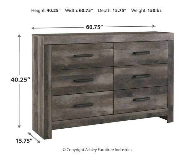 Wynnlow Six Drawer Dresser Rent Wise Rent To Own Jacksonville, Florida