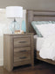 Zelen Full Panel Headboard with Mirrored Dresser and 2 Nightstands Rent Wise Rent To Own Jacksonville, Florida