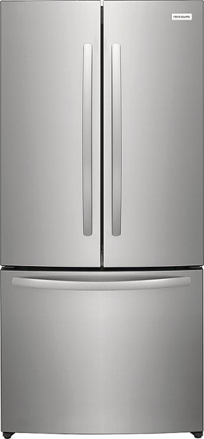 Frigidaire - 17.6 Cu. Ft. Counter-Depth French Door Refrigerator - Stainless Steel