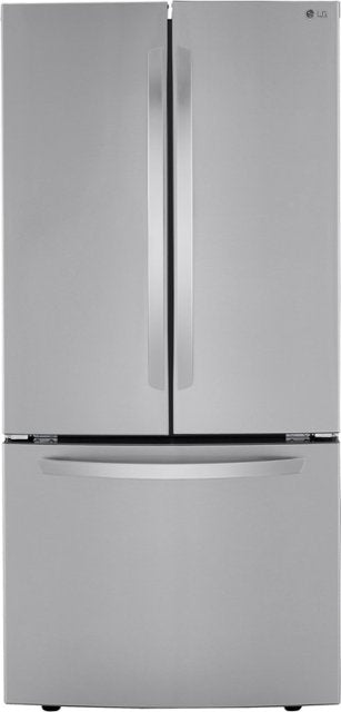 LG - 25.1 Cu. Ft. French Door Refrigerator with Ice Maker - Stainless Steel