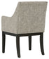 Burkhaus Dining UPH Arm Chair (2/CN)