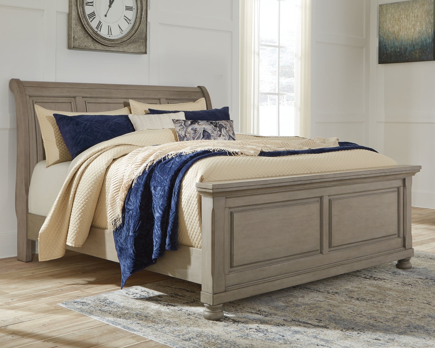 Lettner California  Sleigh Bed