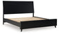 Danziar  Panel Bed With Mirrored Dresser, Chest And 2 Nightstands