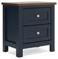 Landocken  Panel Bed With Nightstand