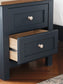 Landocken  Panel Bed With Nightstand