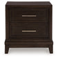 Neymorton California  Upholstered Panel Bed With Mirrored Dresser, Chest And 2 Nightstands