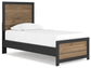 Vertani  Panel Bed With Nightstand