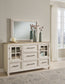 Shaybrock California  Panel Bed With Mirrored Dresser And 2 Nightstands