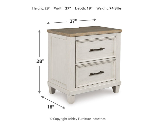 Shaybrock  Panel Bed With Mirrored Dresser And 2 Nightstands